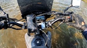 Крайний север на мотоцикле. 1200 км за день. Хибины.  Бездорожье и горы. Дорога в реке. Часть 1.