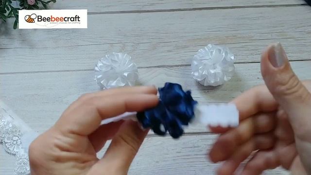 Справиться даже НОВИЧОК?Повязочка для самых маленьких из органзы 4 см?Beebeecraft смотреть онлайн