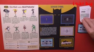 PANINI Sticker Batman Album new Panini sticker unboxing in Batman Stickeralbum