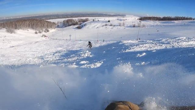 Покатушки в Хабарское (Нижегородская область) после снегопада 11 03 23 смотреть онлайн