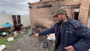 Обстрел поселка Горенка фосфорными снарядами. Местный водитель рассказывает как сгорел его дом.