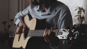 Nirvana - Something In The Way (The Batman OST) ⎥ Fat and heavy Baritone guitar cover [fingerstyle]