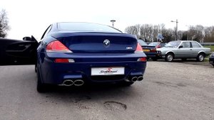 BMW M6 E63 Exhaust Sound: Eisenmann Sport Silencer, Schmiedmann X-Pipes and K&N Airfilter
