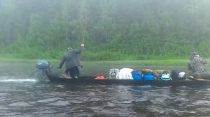 Защита винта и редуктора лодочного мотора в действии. 1