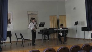 А.Двоскин - Бразильская рапсодия. Данила Левин(саксофон), Андрей Нестеров(аккордеон)