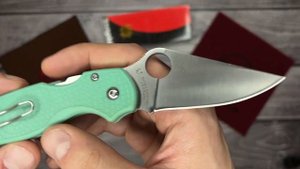 Обзор реплика Spyderco Para 3 в ментоле отличного качества