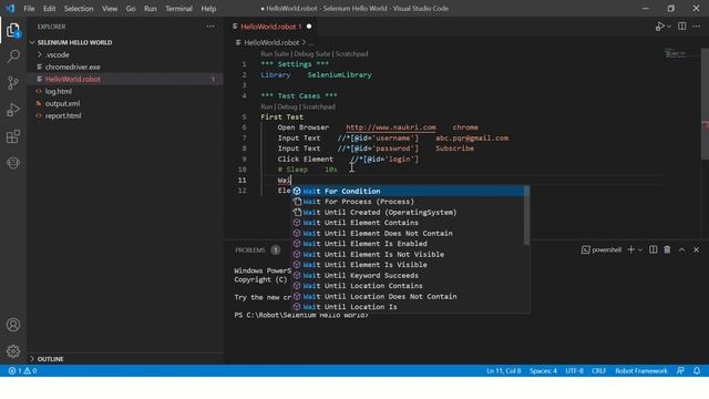 RobotFramework Sleep vs Selenium Waits