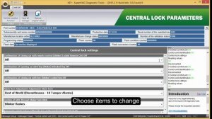 Central lock parameters - Volkswagen Passat (SPVG, formerly SuperVAG)