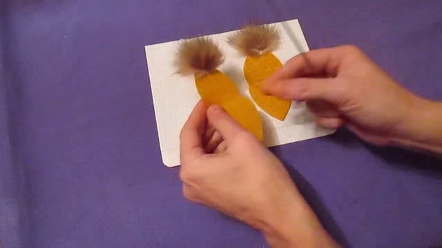 Ободок с ушками БЕЛОЧКИ с МЕХОМ СОБОЛЯ !!/ Новогодние поделки своими руками