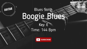 BOOGIE Blues Backing Track GUITAR Jam in E