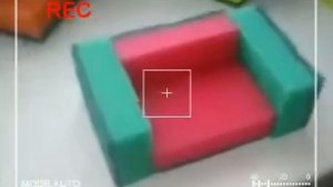 Как сделать из губок кресло и диман