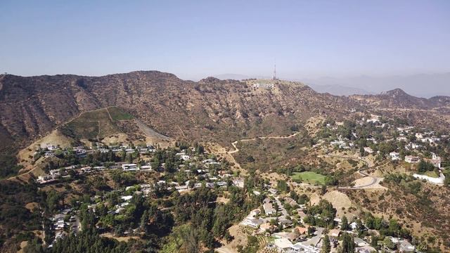 DRONE FIMI X8 SE 2020 Filmando letreiro de Hollywood смотреть онлайн