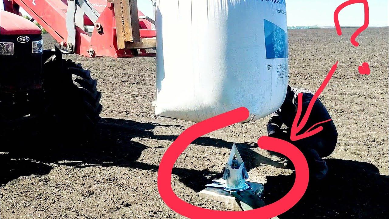 ВЫ ИЗДЕВАЕТЕСЬ? где был этот растариватель биг-бэгов раньше?!? Засыпаем удобрения. Трактор YTO. смотреть онлайн
