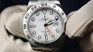 ROLEX Oyster Perpetual Date Explorer II. Hands-on Reference 226570 Black & White Dial.