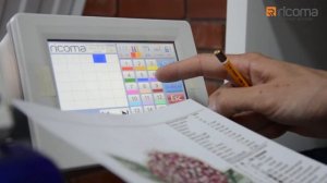 Этапы работы на вышивальной машине, RCM-1501TC-7S