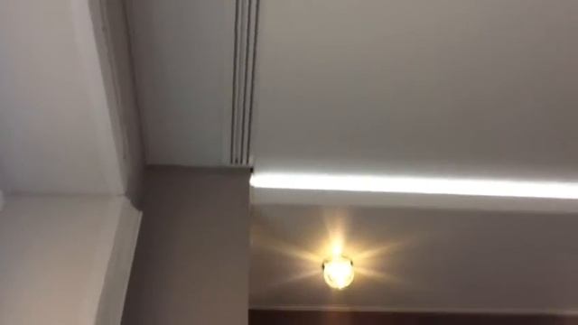 Натяжные потолки с подсветкой. Притомский, 35.