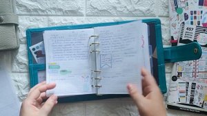 Мой планер ручной работы B6 Aqua/Моё планирование/ Set Up B6 Planner