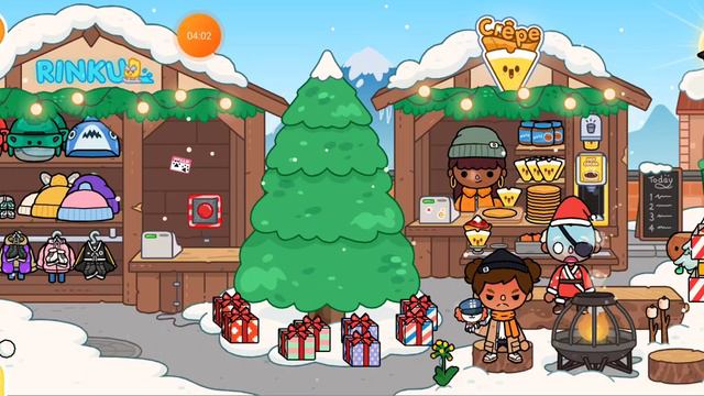 злой дед мороз в тока бока мини сериал про новый год Toca life Boca ☃️⛄❄️ смотреть онлайн