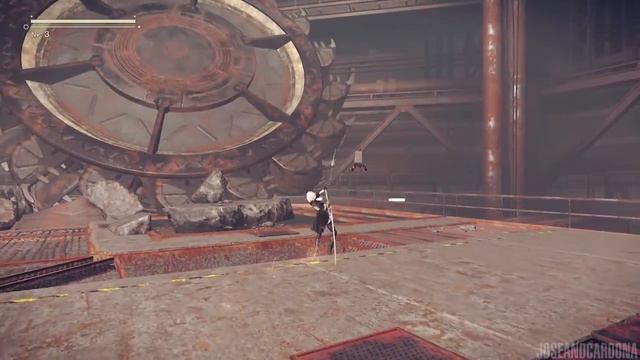 Nier: Automata combo test - PlayStation 4 смотреть онлайн