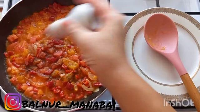 ШАКШУКА! Самая популярная в мире яичница. Казакша рецепт. Израильская яичница. Shashuka. Қазақша. смотреть онлайн