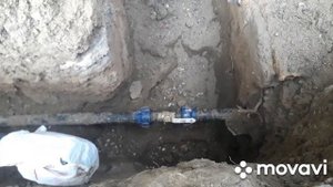 Врезаем кран в трубу ПНД под давлением.