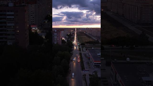 Evening flight. Вечерний полёт #shorts