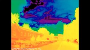 Thermal imaging tour of Tallinn. Viru Gates.