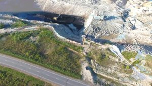 Человек и природа. Добыча угля открытым способом