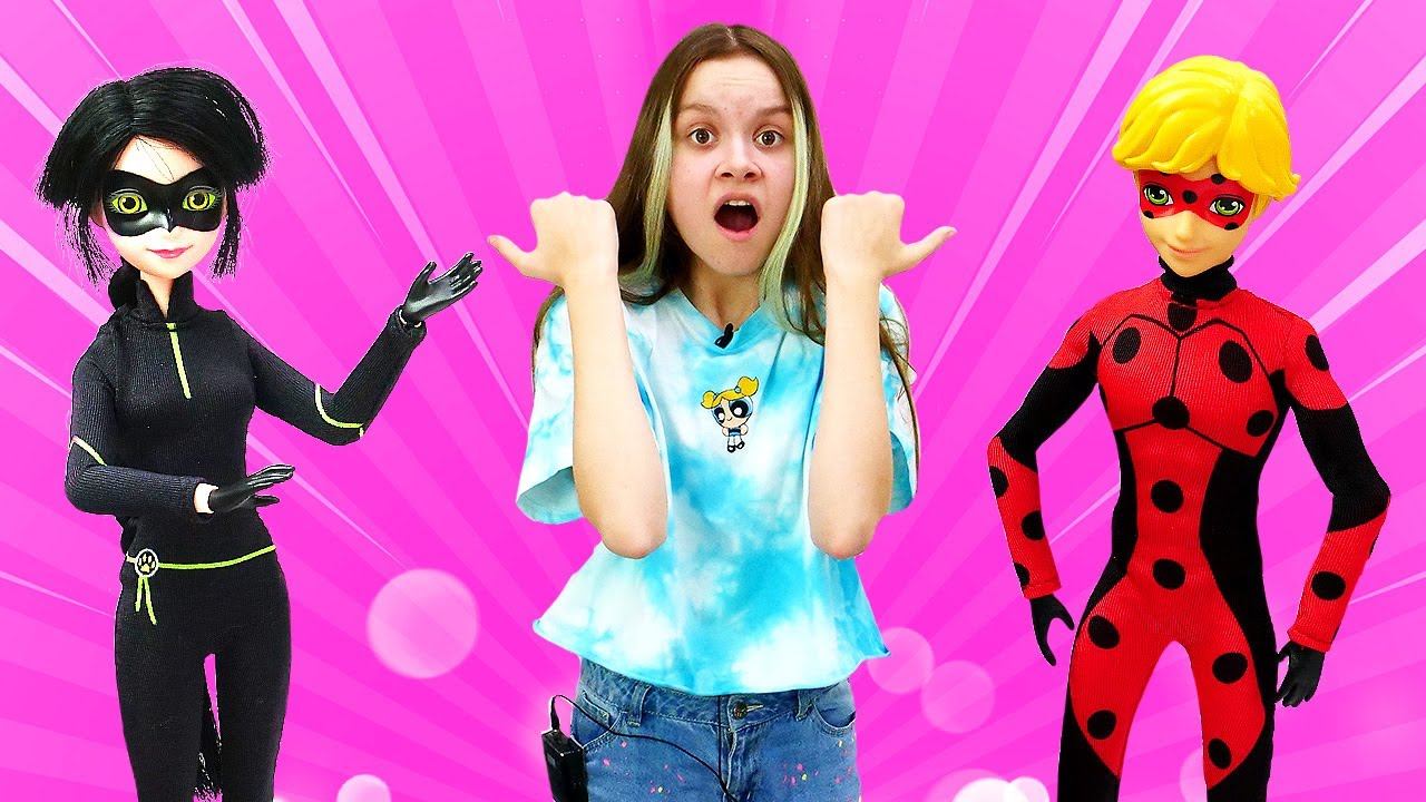 Леди Кот и Супер Баг? Леди Баг и Супер Кот поменялись телами. Эльза холодное сердце хочет помочь смотреть онлайн