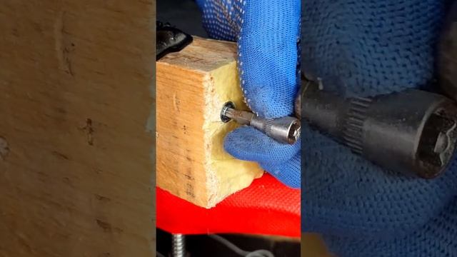 How to unscrew a self-tapping screw that has been peeled off #video #tips #lifeadvice #lifehacks #c