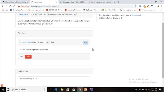 Vuejs added, edit and delete are now working without page refresh.