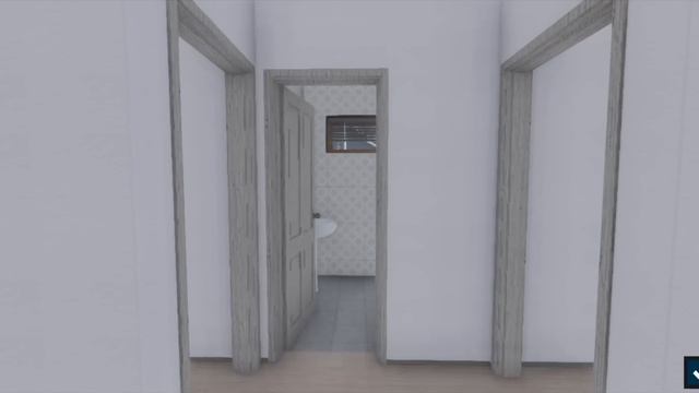 Проект одноэтажного дома из газобетона. 12 на 12 метров с тремя спальнями. смотреть онлайн