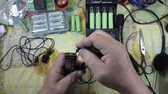 Тестирование микрофонов для диктофона. Посылка из Китая. AliExpress (100)