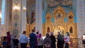 Тропари и кондаки по входе,  глас 6-й. Регент Екатерина Артюхова.