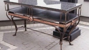 Кованая мебель, кровати, стулья, столы, фото. Тантьема