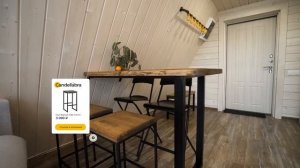 Мини дом шалаш 35м2. Дом мечты. Обзор дома A-Frame. Треугольный дом. Загородный дом. Современный до