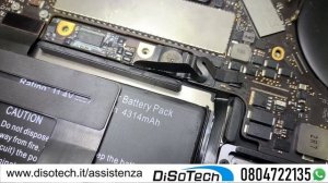 Riparazione Macbook A1706 13" "No Power Water damage" contatto con liquidi - DiSoTech Assistenza