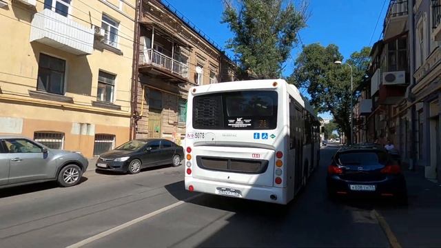 Ростов. Еду по Стачки без рук. Улица Московская, Будённовский, Большая Садовая.