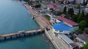 Лоо 2022, состояние центральной набережной в июне.?ЛАЗАРЕВСКОЕ СЕГОДНЯ?СОЧИ.