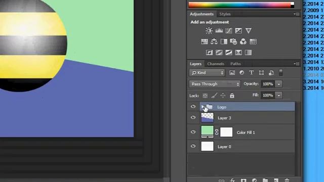 PS.26 Группировка слоев в Adobe Photoshop смотреть онлайн