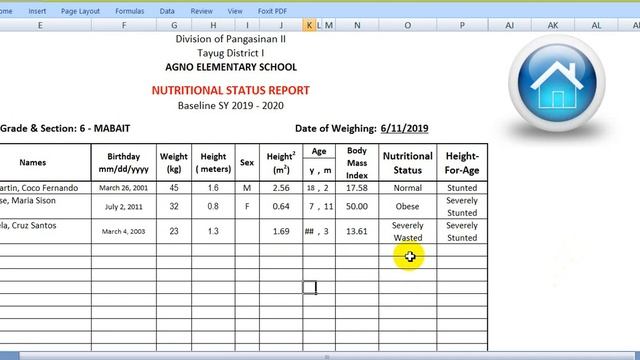 AUTOMATED NUTRITIONAL STATUS REPORT FOR 5 TO 19 YEARS OLD смотреть онлайн