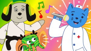 Поём, играем, учимся | Космический Доктор Кот | Мультфильмы для детей