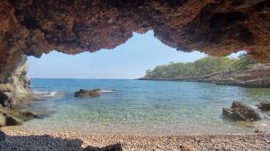 Берег моря, шум прибоя.Calming Sea! Amazing Mediterranean Sea!