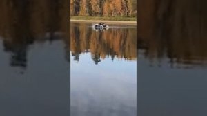 Река Конда возвращаемся после рыбалки с озера Пискантур.