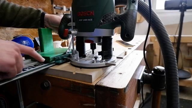 Test Adapter Bosch Oberfräse auf Führungsschiene Metabo