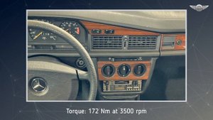 w201 Mercedes-Benz 190 E 1986 small car but big legend