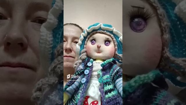 Спойлер. #куклы #вязаниекрючком #текстильныекуклы #авторскаякукла
