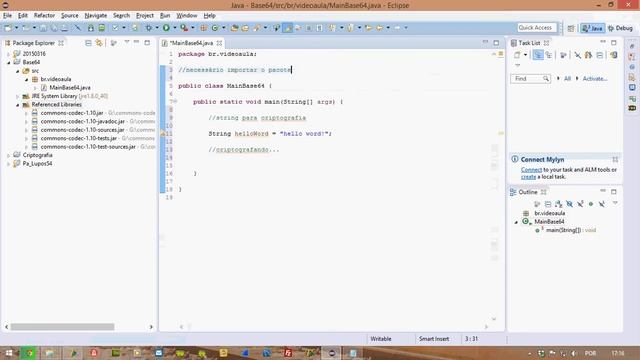 Ofuscando texto com Base64 Java (Obfuscating text using Base64) - Apache common codecs смотреть онлайн