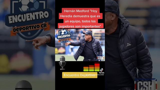 Conferencia de Prensa DT Herediano Hernán Medford