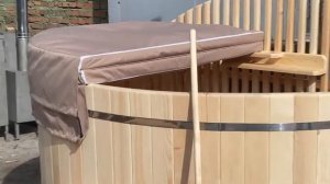 Японская баня Офуро Фурако AltWood со встроенной печью | Купель с подогревом воды